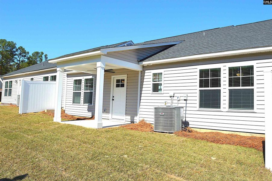 Exterior details and patio area of a home in Piney Woods Bluff, Columbia (Image 14).