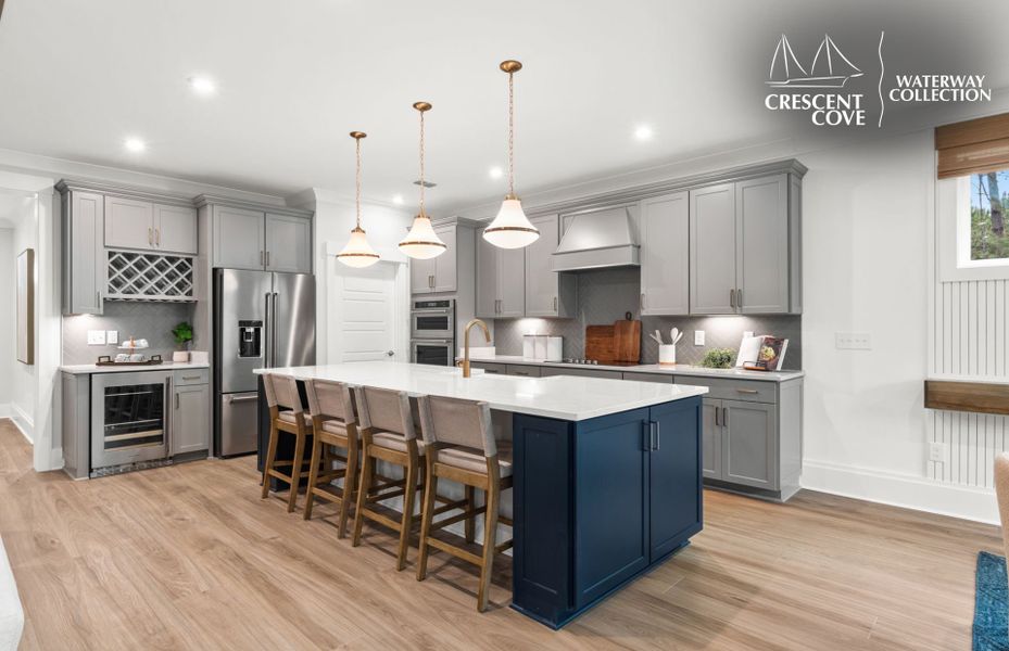 Representative furnished interior of a home built from the Stellar - Waterway Collection by Pulte Homes in Crescent Cove, Myrtle Beach (Image 24).
