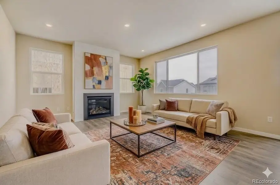 Sierra A - Family Room - Staged Photo