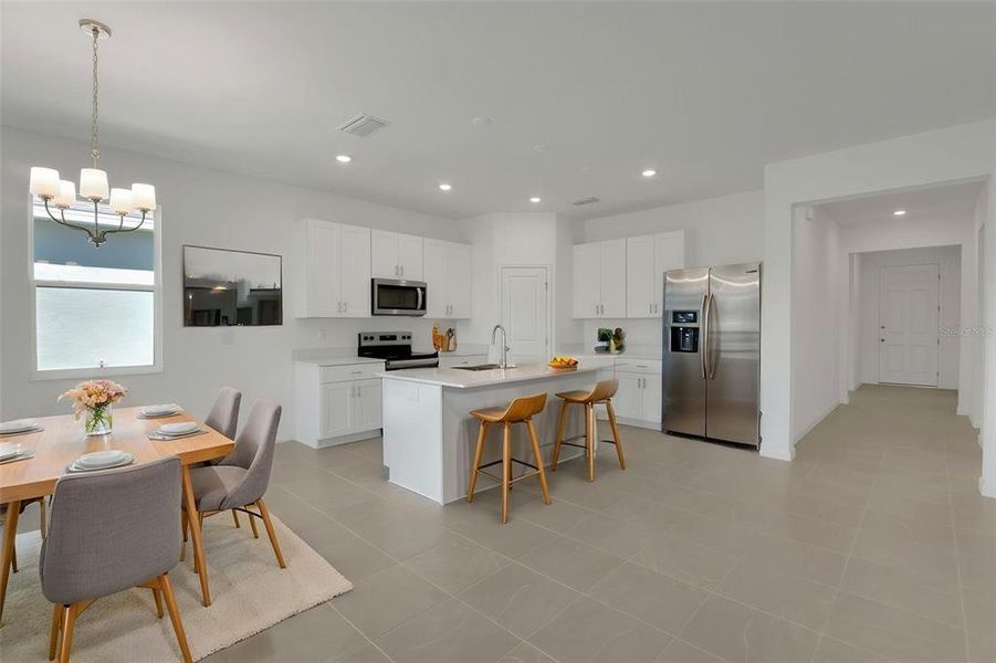 Furnished interior view inside a new home in Willowbrook North, Winter Haven (Image 11).