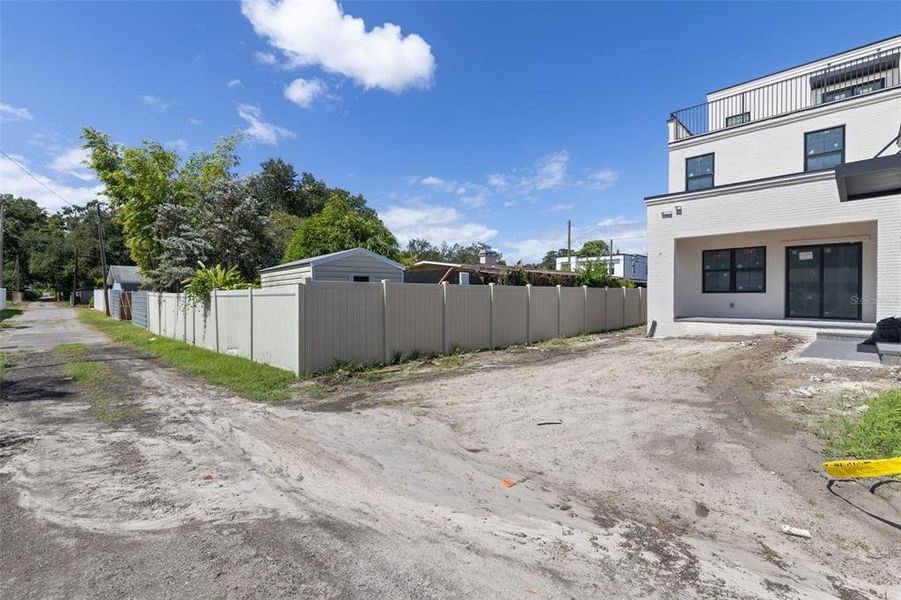 Exterior details and patio area of a home in , Tampa (Image 10). Exterior details and patio area of a home in , Tampa (Image 10).
