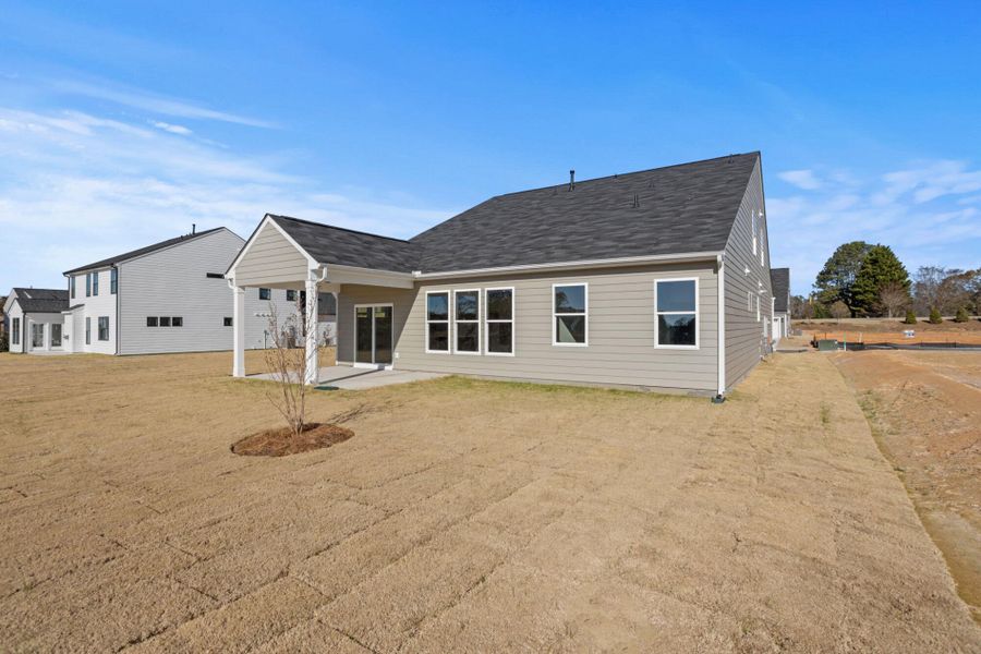 Exterior details and patio area of a home in Founders Club, Moore (Image 20). Exterior details and patio area of a home in Founders Club, Moore (Image 20).