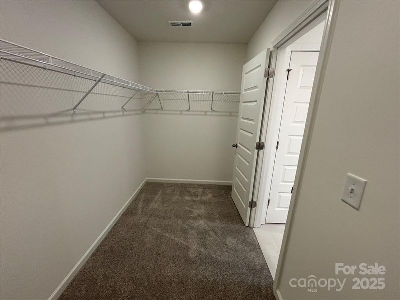 Spacious Primary Walk In Closet View 2