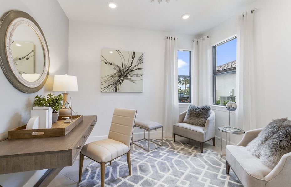 Flex Room or optional Den with french doors, perfect space for a home office