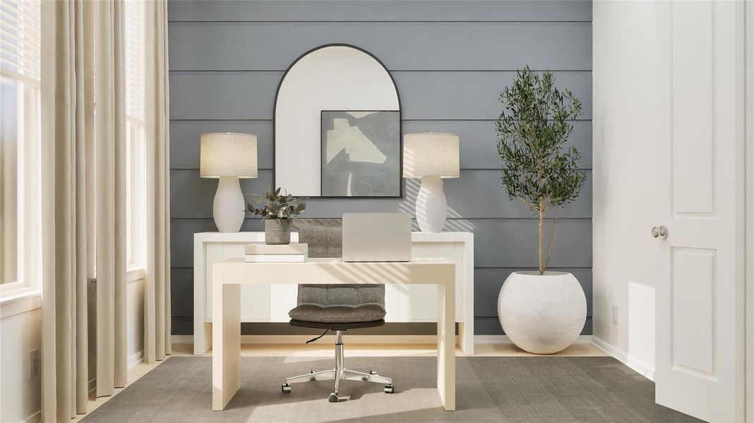 Furnished interior view inside a new home in Cotton Brook, Hutto (Image 10). Furnished interior view inside a new home in Cotton Brook, Hutto (Image 10).