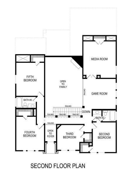2D floor plan layout of this home in Villages of Creekwood, Frisco, TX (Image 1). 2D floor plan layout of this home in Villages of Creekwood, Frisco, TX (Image 1).