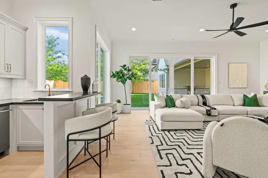 Furnished interior view inside a new home in , Houston (Image 9).