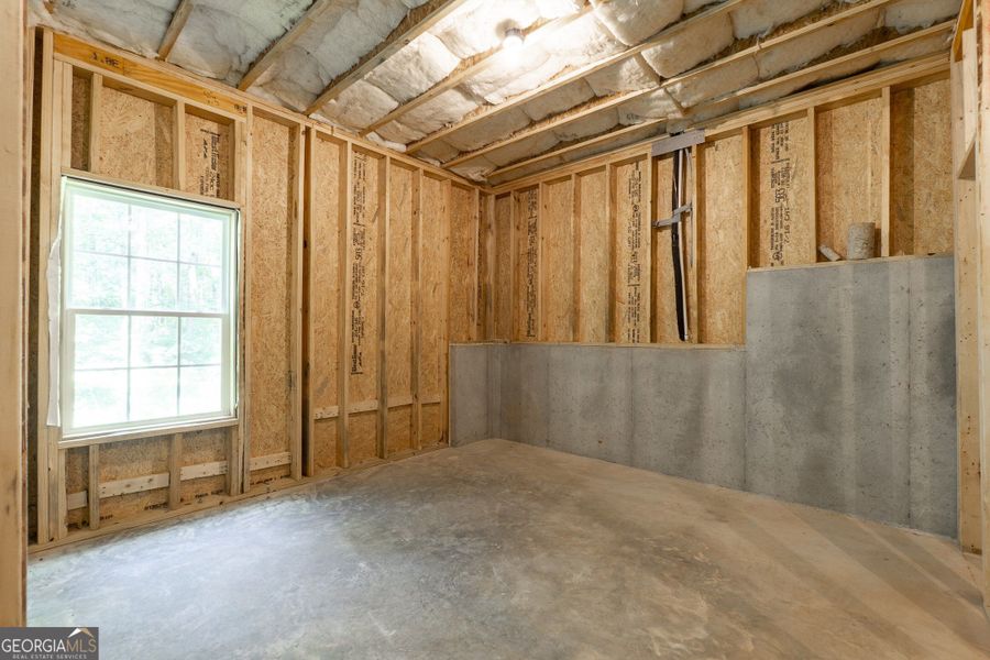 In-progress construction of a new home in Juliette Crossing, Forsyth, GA (Image 105).