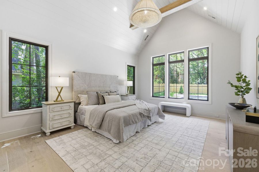 Furnished interior view inside a new home in , Charlotte (Image 16).