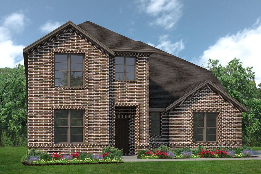 Representative exterior photo of a completed home built from the Concept 2870 by Risewell Homes in Silo Mills, Joshua, TX (Image 2). Representative exterior photo of a completed home built from the Concept 2870 by Risewell Homes in Silo Mills, Joshua, TX (Image 2).