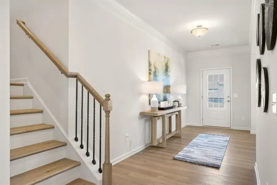 Furnished interior view inside a new home in The Stiles, Cartersville (Image 15).