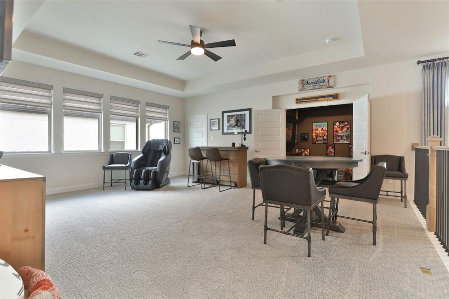 Furnished interior view inside a new home in Elyson, Katy (Image 13).