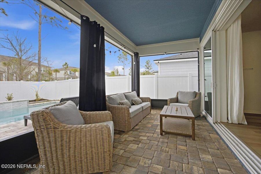 Exterior details and patio area of a home in , Middleburg (Image 3).