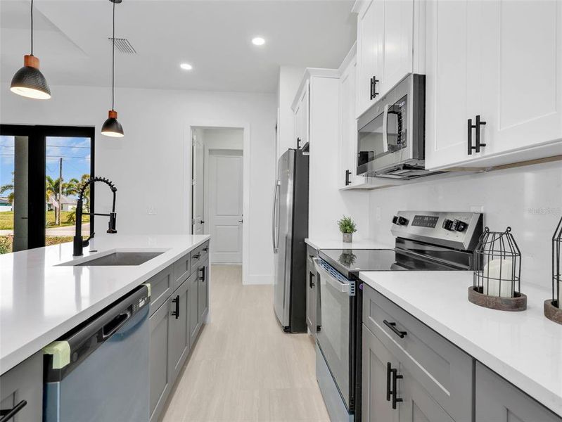 Furnished interior view inside a new home in , Cape Coral (Image 35).
