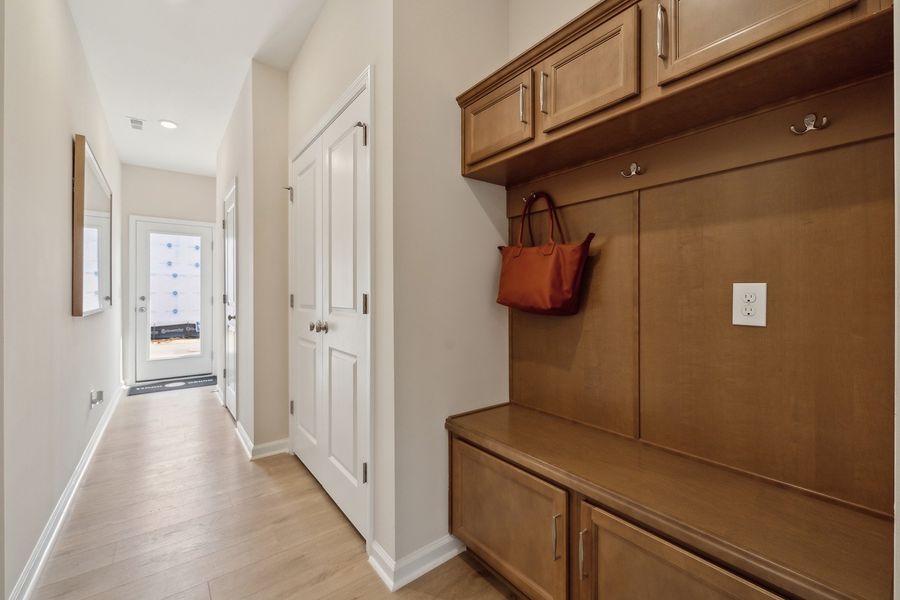Representative furnished interior of a home built from the Clover - Genesis Value Collection by Mungo Homes in Lakeview Village, Charlotte (Image 3).