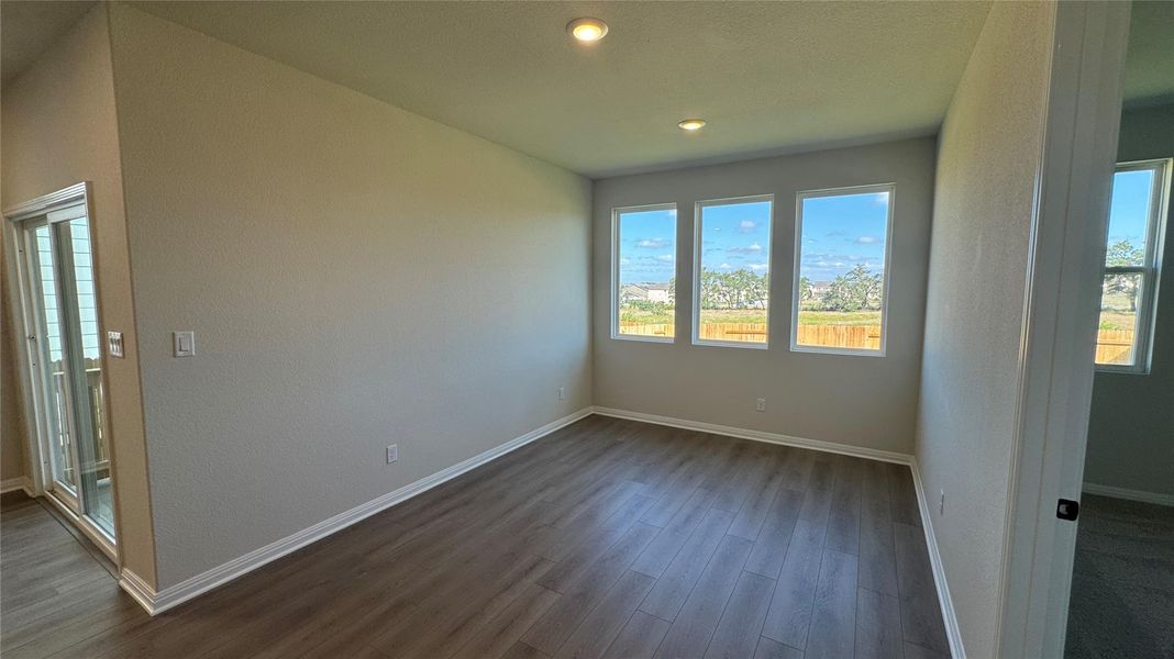 Spacious, unfurnished interior of a new home in Cannon Ranch 45s, Dripping Springs (Image 22). Spacious, unfurnished interior of a new home in Cannon Ranch 45s, Dripping Springs (Image 22).