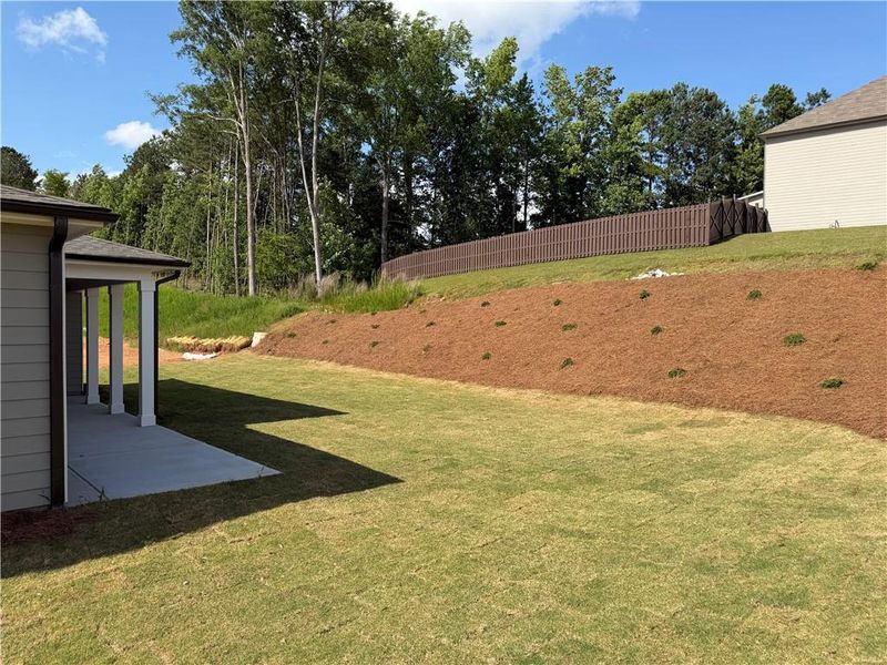 Exterior details and patio area of a home in Mallard’s Landing, Jefferson (Image 3).