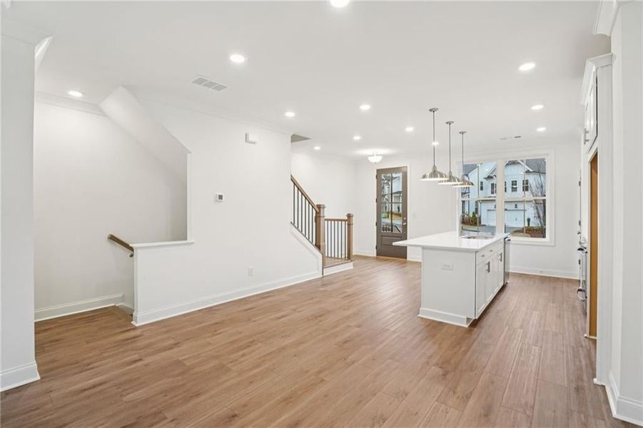 Pictures of not of actual home but same floorplan with similar options in same community* Townhome is complete