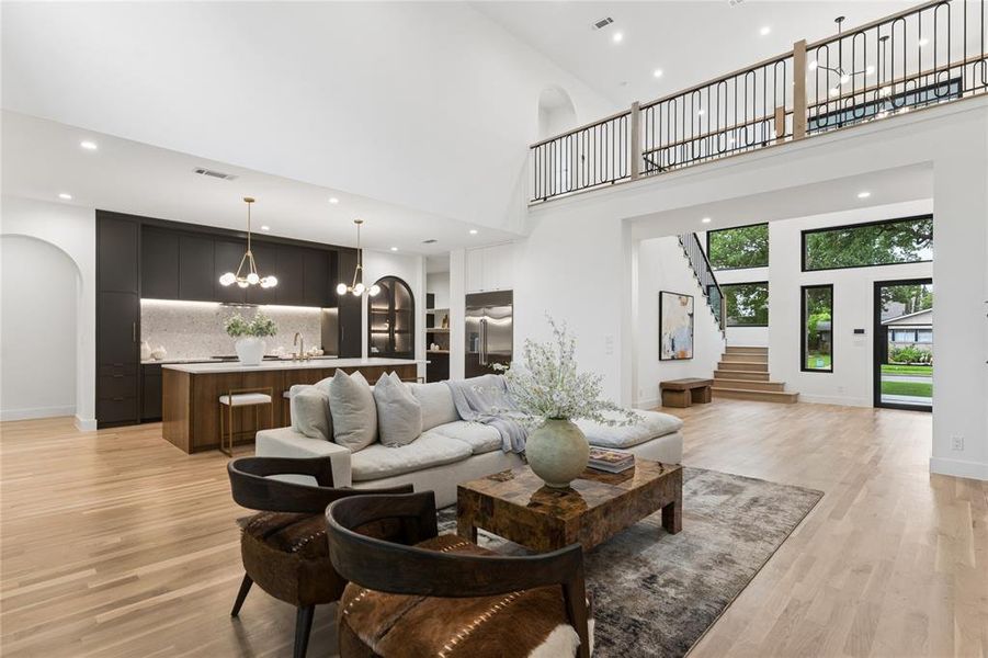 Furnished interior view inside a new home in , Dallas (Image 5).