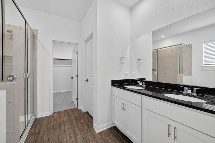 Furnished interior view inside a new home in Sunfield, Buda (Image 30).