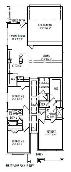 2D floor plan layout of this home in , Magnolia, TX (Image 3). 2D floor plan layout of this home in , Magnolia, TX (Image 3).