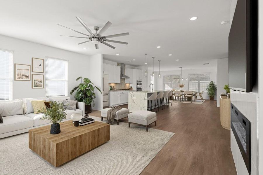 Furnished interior view inside a new home in , Decatur (Image 7). Furnished interior view inside a new home in , Decatur (Image 7).