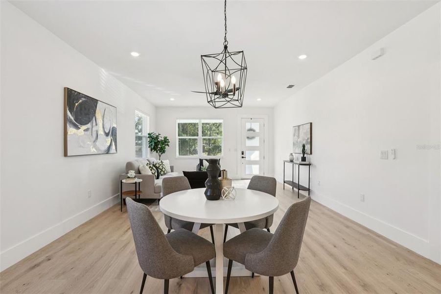 Furnished interior view inside a new home in , Tampa (Image 5).