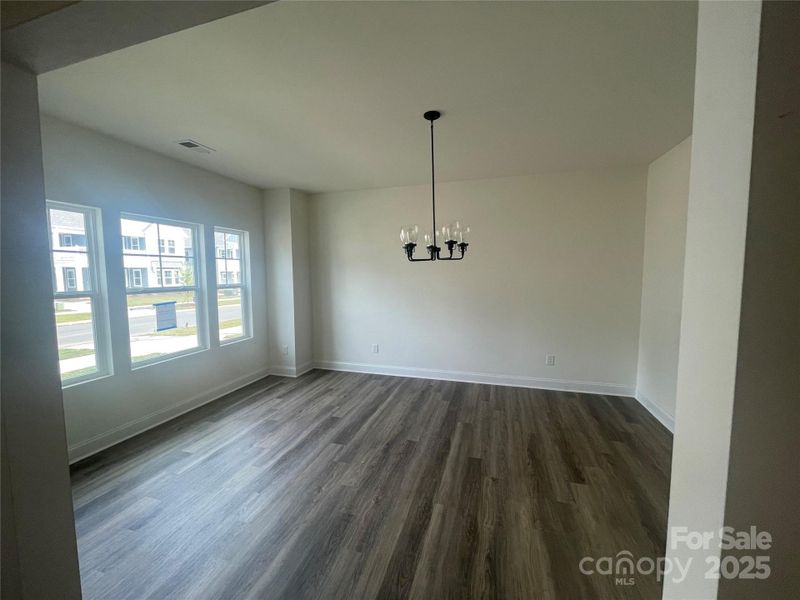 Oversized dining room