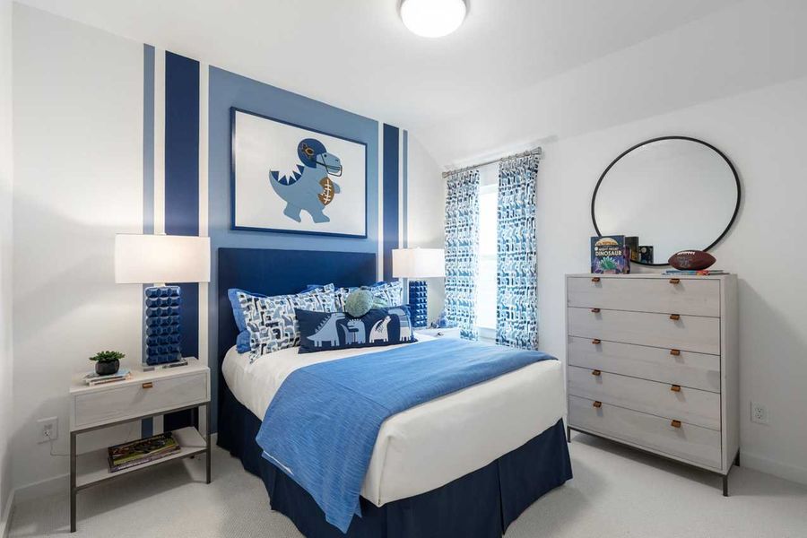 Representative Secondary Bedroom - some options shown Representative Secondary Bedroom - some options shown