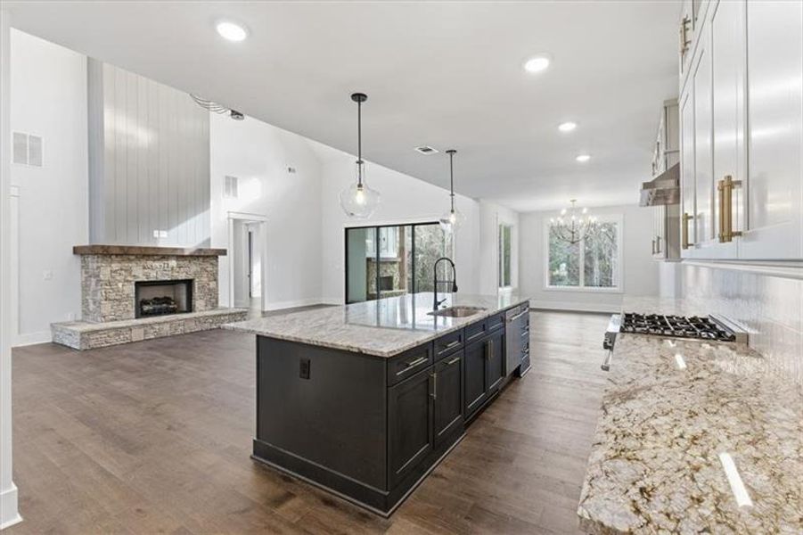 Furnished interior view inside a new home in , Cartersville (Image 9). Furnished interior view inside a new home in , Cartersville (Image 9).