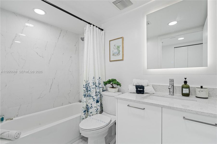 Furnished interior view inside a new home in , Hollywood (Image 8).