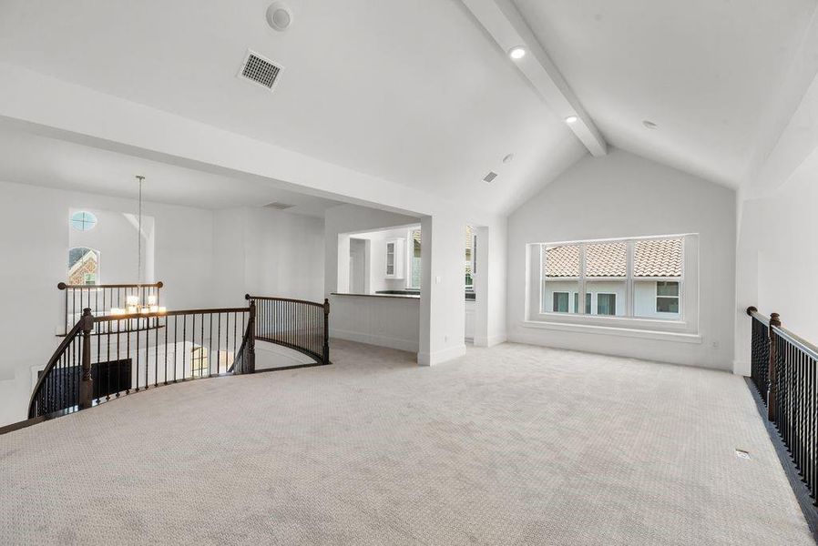 Spacious, unfurnished interior of a new home in Silverleaf Estates in Frisco, Frisco (Image 35).