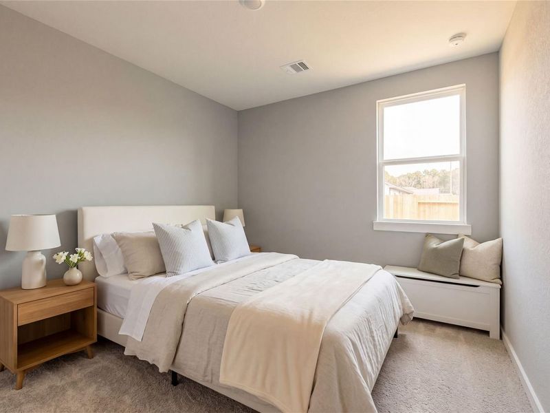 Furnished interior view inside a new home in Liberty Estates, Cleveland (Image 9).