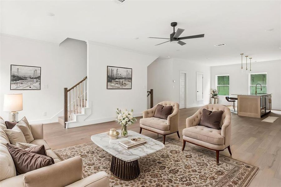 Furnished interior view inside a new home in , Fort Worth (Image 16).
