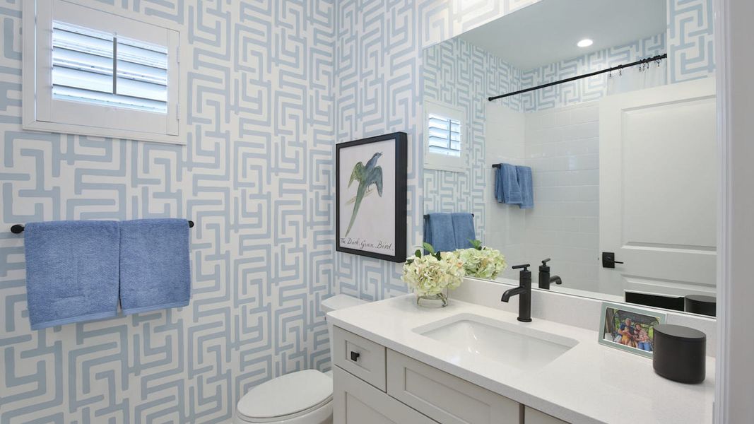 Furnished interior view inside a new home in Palm Grove, Lakewood Ranch (Image 11). Furnished interior view inside a new home in Palm Grove, Lakewood Ranch (Image 11).