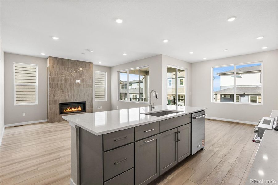 Furnished interior view inside a new home in Tribute at Lyric, Lone Tree (Image 18). Furnished interior view inside a new home in Tribute at Lyric, Lone Tree (Image 18).