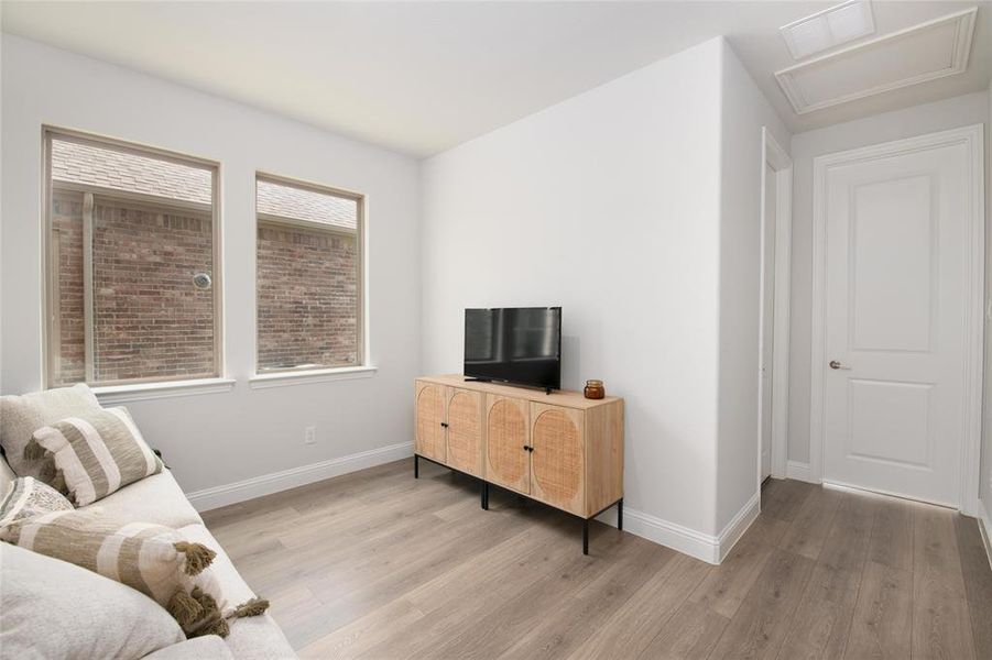 Thoughtfully separated from the main living areas, this flexible space offers privacy and independence while remaining connected to the heart of the home. Thoughtfully separated from the main living areas, this flexible space offers privacy and independence while remaining connected to the heart of the home.