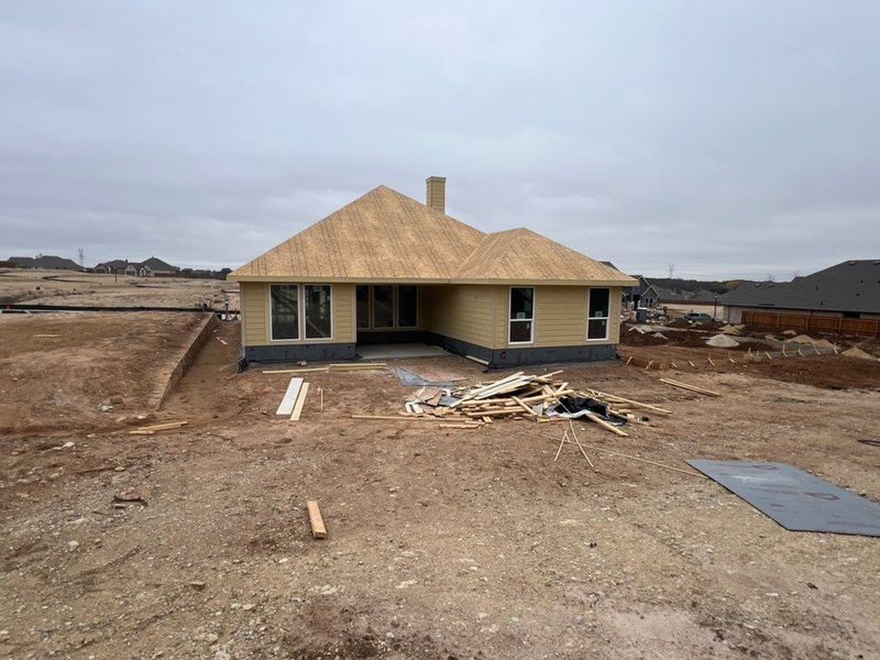 In-progress construction of a new home in Waterford Park, Weatherford, TX (Image 10). In-progress construction of a new home in Waterford Park, Weatherford, TX (Image 10).