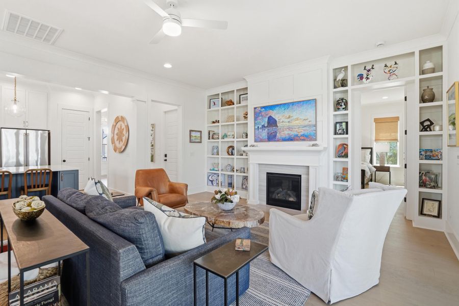 Furnished interior view inside a new home in , Johns Island (Image 17).