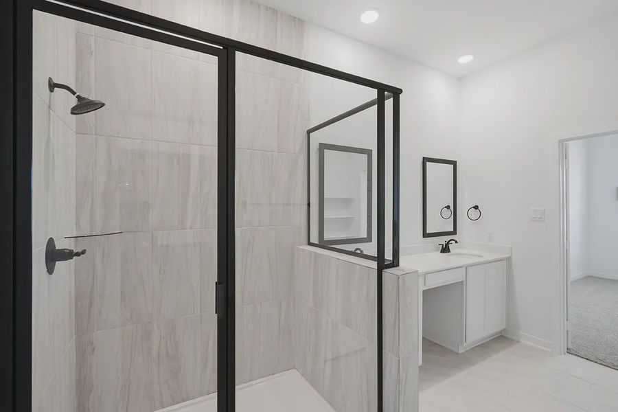 Furnished interior view inside a new home in The Crossvine, Schertz (Image 18).