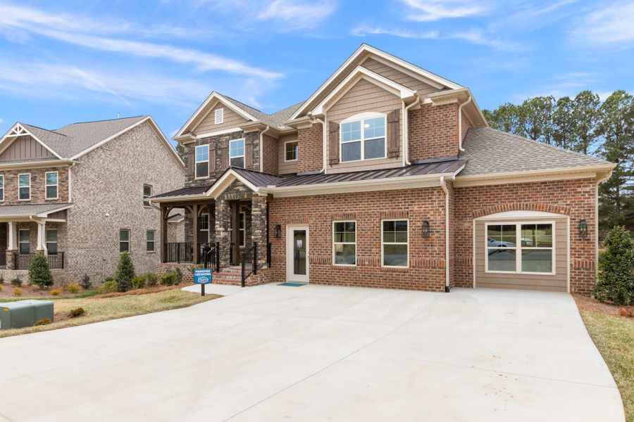Representative exterior photo of a completed home built from the Hanover Lux by Keystone Homes NC in Weybridge, Burlington, NC (Image 28).