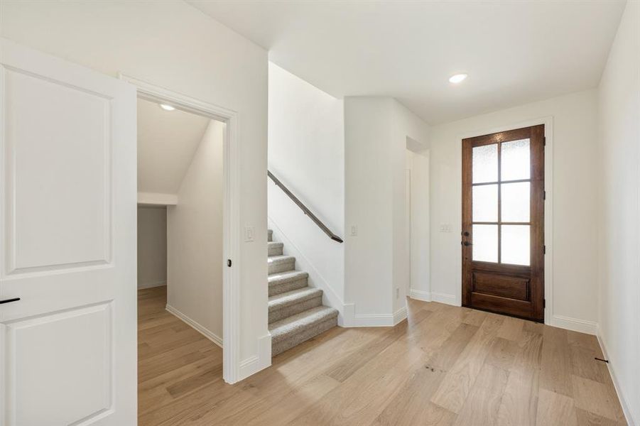 Furnished interior view inside a new home in Willow Wood Classic 50, McKinney (Image 12).