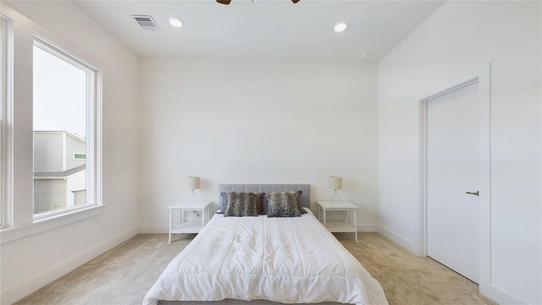 Furnished interior view inside a new home in , Houston (Image 28).