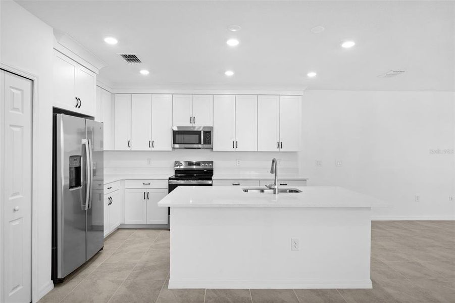 Furnished interior view inside a new home in , Palmetto (Image 7).