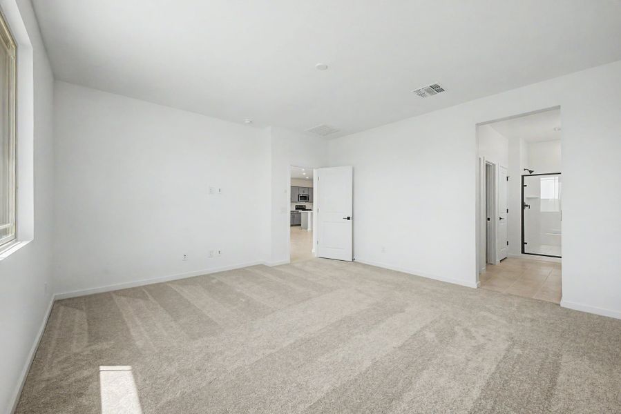 Spacious, unfurnished interior of a new home in Teravalis, Buckeye (Image 9). Spacious, unfurnished interior of a new home in Teravalis, Buckeye (Image 9).