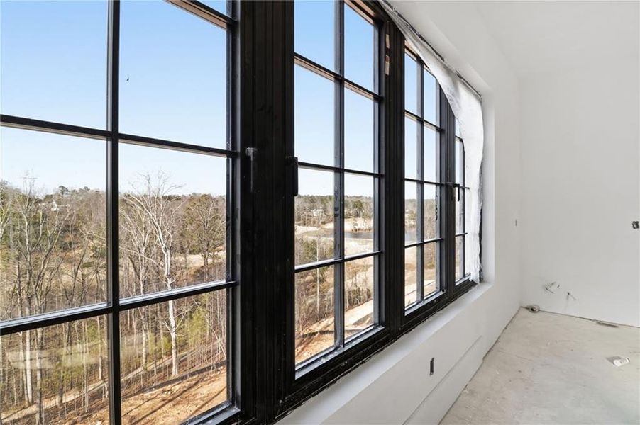 In-progress construction of a new home in , Alpharetta, GA (Image 40).