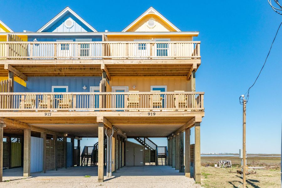 Front exterior of a new home in , Surfside Beach, TX, highlighting curb appeal (Image 1). Front exterior of a new home in , Surfside Beach, TX, highlighting curb appeal (Image 1).