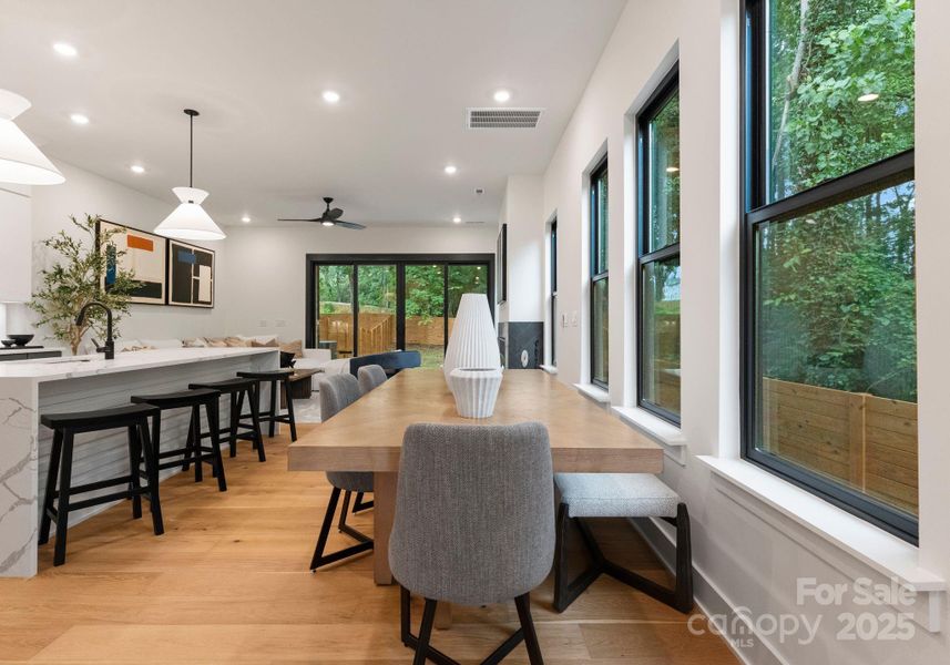 Furnished interior view inside a new home in , Charlotte (Image 10). Furnished interior view inside a new home in , Charlotte (Image 10).