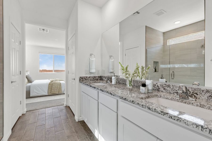 Furnished interior view inside a new home in Cantabria at Rincon Knolls, Vail (Image 6).