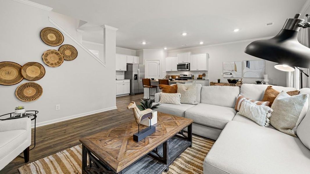 Furnished interior view inside a new home in Braselton Village, Braselton (Image 18). Furnished interior view inside a new home in Braselton Village, Braselton (Image 18).